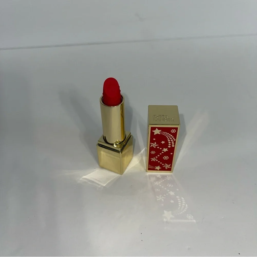 Estee Lauder Limited Edition Lipstick Starlet Red A52 .12oz NEW